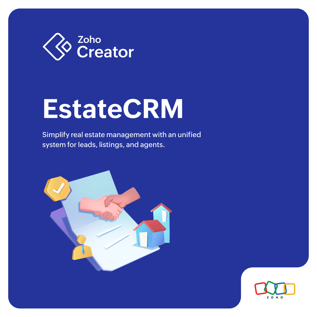 EstateCRM Mockup